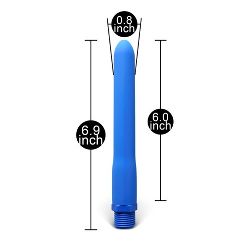 Silicone shower enema - silicone, nozzle